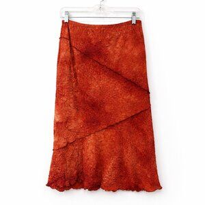 True Vintage Y2K Crinkle Gauze Skirt from Wet Seal brand, Size Medium Fairycore